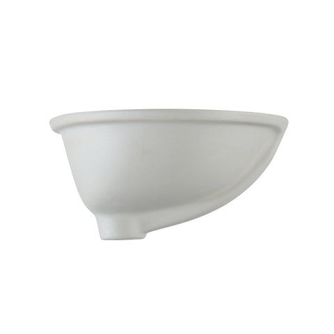 Ceramic Oval Undermount Bathroom Sink