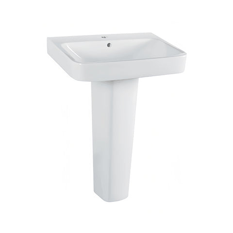 610mm 1 Tap Hole Basin With Full Pedestal