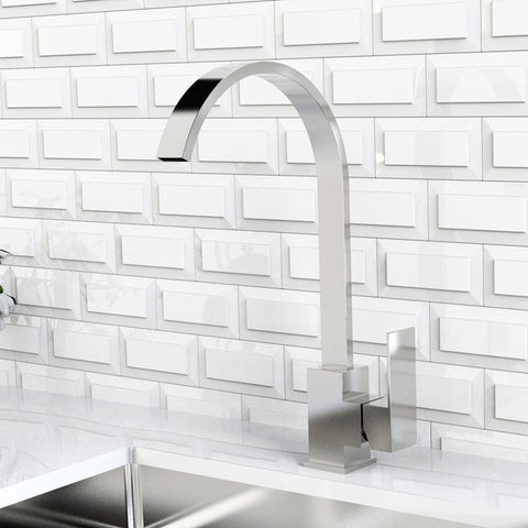 Stainless Steel Single Handle Kitchen Faucet