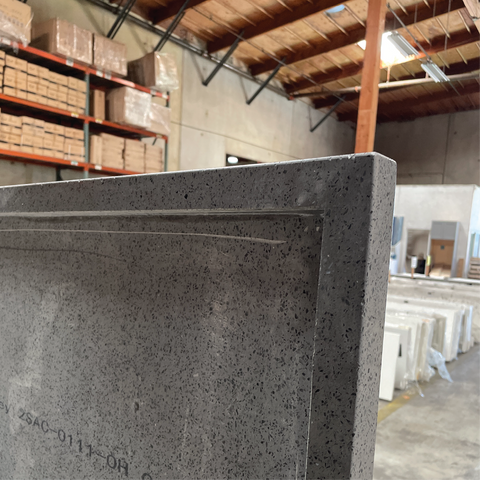 Crystal Grey Engineered Stone Countertop | Apex Engineered Stone