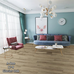 17-8 GLACIER OAK 8MM 100% WATERPROOF FLOOR (47.95