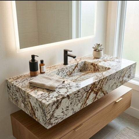 African Bordeaux Granite Countertop