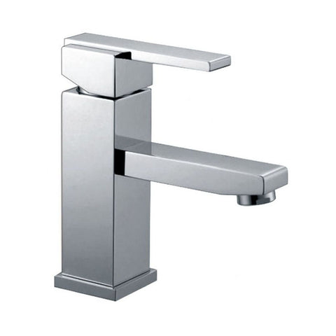 Square Single Lever Lavatory Faucet