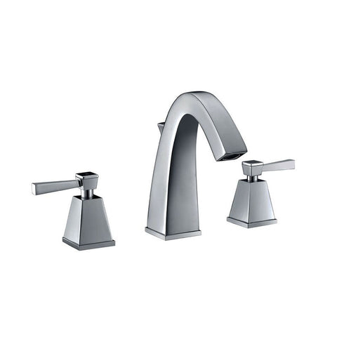 Chrome Widespread Adjustable Bathroom Lavatory Faucet