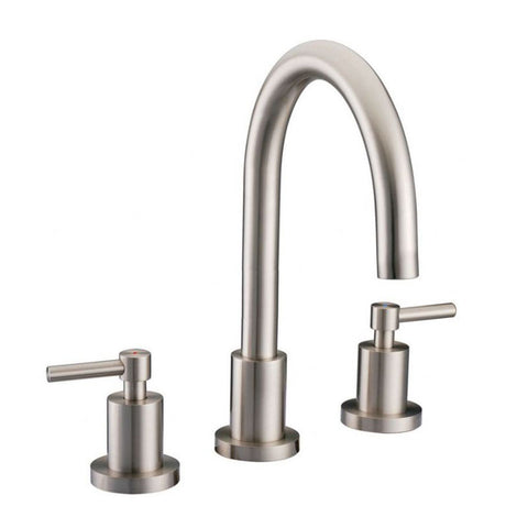 Brushed Nickel Widespread 2-handle Lavatory Faucet