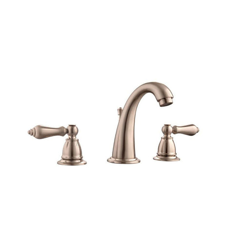 Brushed Nickel Solid Brass Widespread Lavatory Faucet