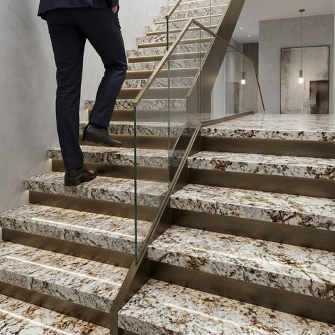 African Bordeaux Granite Countertop