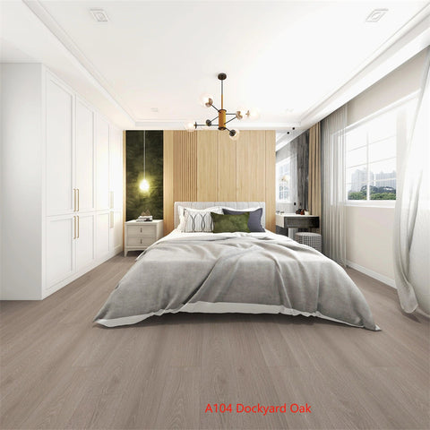 A104 Dockyard Oak 10MM WATER RESISTANT CARB HDF AC4 LAMINATE FLOOR (47.87"X7.72")