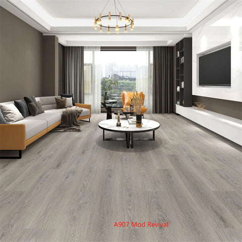 A907 Mod Reviyal 12MM WATER RESISTANT CARB HDF AC4 LAMINATE FLOOR (59.06"X9.41")