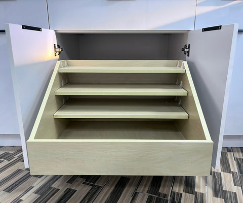 20.3-in W×16.6-in H×21.4-in D Premium Pre-Assembled Soft-Closing Tupperware Organizer