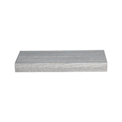 Texture Gray Rectangular Floating Shelf Decorative Shelf