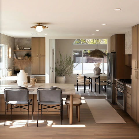 Angel Oak Slim Shaker Kitchen Cabinets