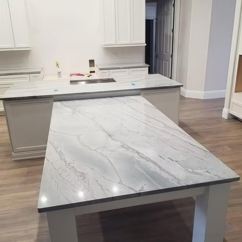 Arctic Veil Quartzite Countertop