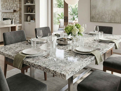 Bianco Oscuro Granite Countertop