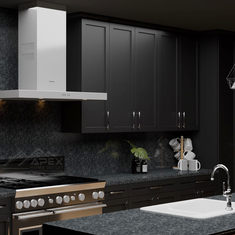 Black Shaker 10 x 10 Kitchen Combo