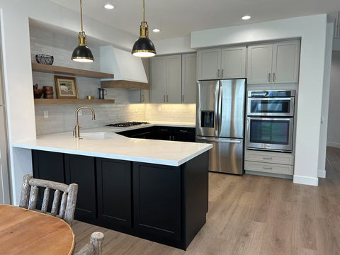 Black Shaker 10 x 10 Kitchen Combo