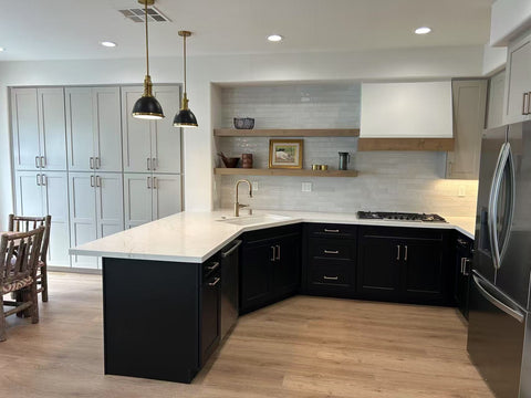 Black Shaker 10 x 10 Kitchen Combo