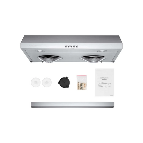 Hauslane | Chef 30-in Ducted Stainless Steel Undercabinet Range Hood