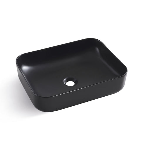 Ceramic Rectangular Vessel Bathroom Sink