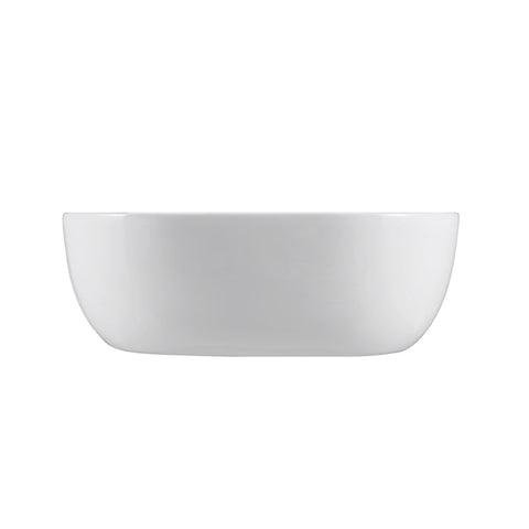 White Ceramic Square Vessel Bathroom Sink