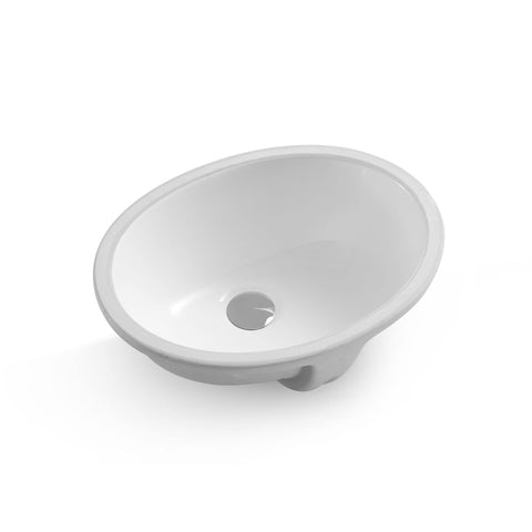 Ceramic Oval Undermount Bathroom Sink