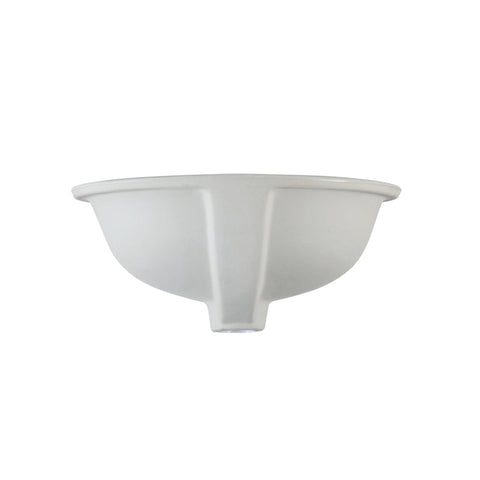 Ceramic Oval Undermount Bathroom Sink