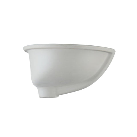 Ceramic Oval Undermount Bathroom Sink