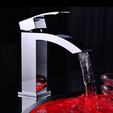 Chrome Single Handle Lavatory Faucet