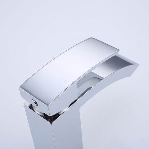 Chrome Single Handle Lavatory Faucet