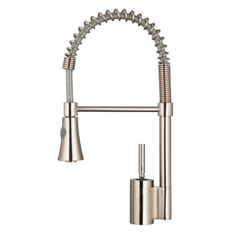 Chrome Single Handle Pull-Down Kitchen Faucet