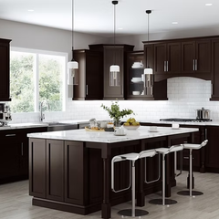 Espresso Shaker Kitchen Cabinets | APEX Home Outlet