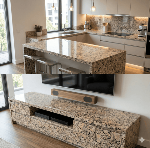 Giallo Florito Granite Countertop