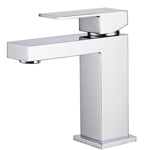 Chrome Single Handle Lavatory Faucet