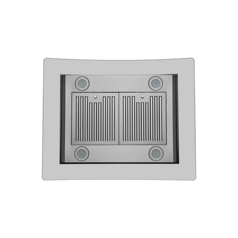 Hauslane Chef 30-in Convertible Stainless Steel Island Range Hood