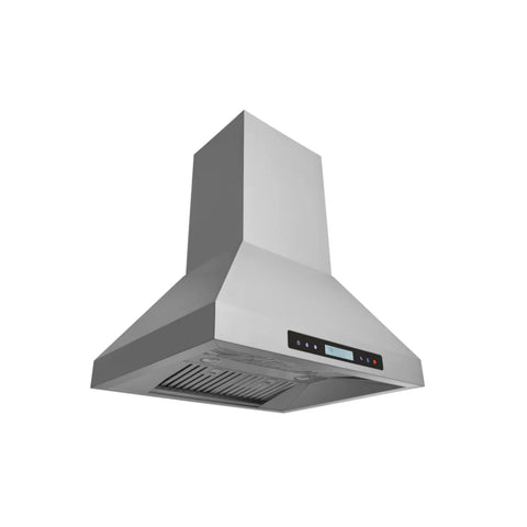 Hauslane Chef 30-in Ducted Stainless Steel Island Range Hood