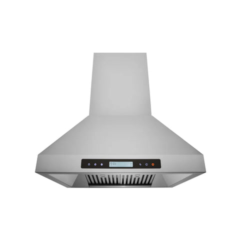 Hauslane Chef 30-in Ducted Stainless Steel Island Range Hood