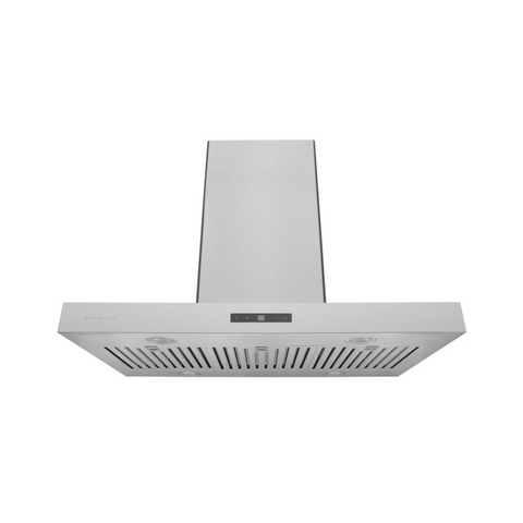Hauslane 30 in. Convertible Island Range Hood with Dual Controls, LED, Baffle Filter in Stainless Steel