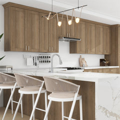 Wood Brown Shaker 10 x 10 Kitchen Combo