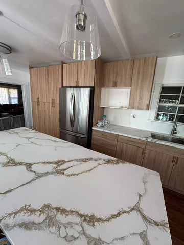 Textured Oak Slab Doors