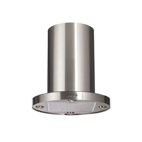 24-In Island Mount Range Hood Round Style