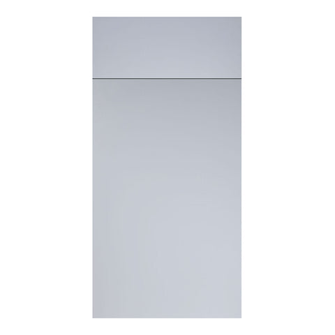 Matte White Frameless Euro-Style Kitchen Cabinets