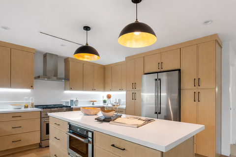 Angel Oak Slim Shaker Kitchen Cabinets