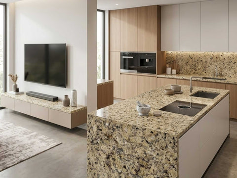 New Venetian Gold Granite Countertop