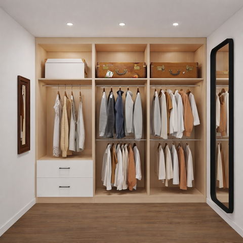Nordic Aura Open Wardrobe System
