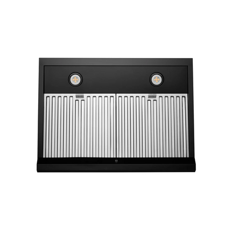 Hauslane Chef 30-in Ducted Matte Black Undercabinet Range Hood