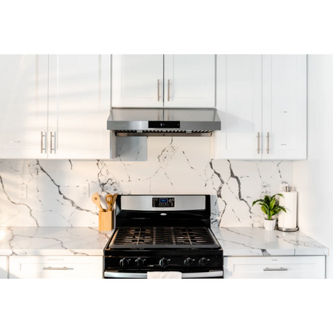 Hauslane Chef 30-in Ducted Stainless Steel Undercabinet Range Hood