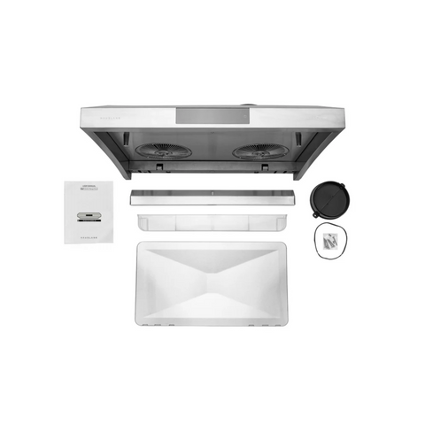 Hauslane Chef 30-in Ducted Stainless Steel Undercabinet Range Hood