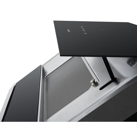 ROBAM 30-in Ducted Tempered Glass In Onxy Black Undercabinet Range Hood