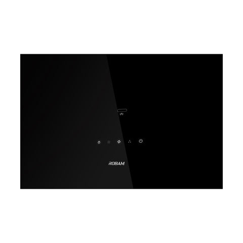 ROBAM 30-in Ducted Tempered Glass In Onxy Black Undercabinet Range Hood