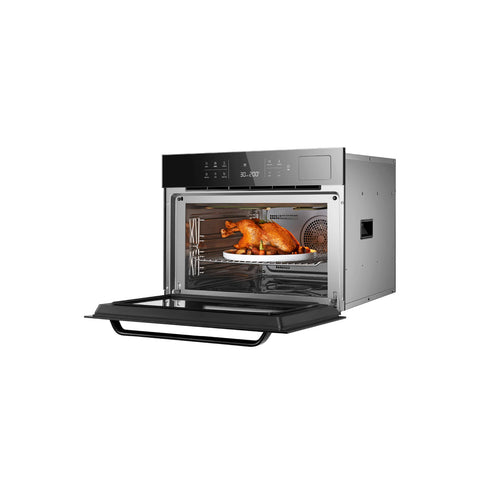 ROBAM  24-in Air Fry Convection European Element Single Electric Wall Oven (Black)
